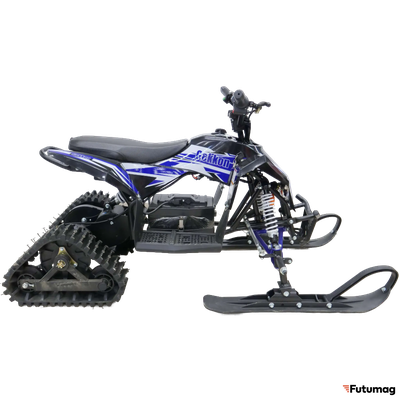 Детский электрический снегоход GEKKON E1300 SNOW синий