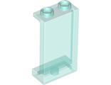 Panel 1 x 2 x 3 with Side Supports - Hollow Studs, Trans-Light Blue (87544 / 6172681)