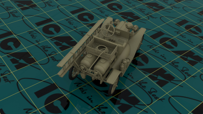 Сборная модель: (ICM 24004) Американский пожарный автомобиль Model T 1914 Firetruck