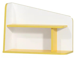 Полка Альфа 09.128, белый, солнечный свет