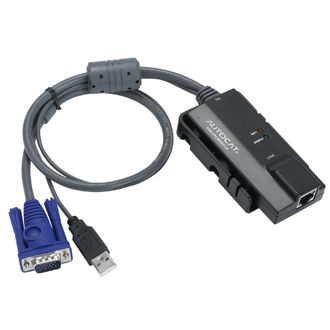 Модуль переключателя Kinan USB CAT5 KVM (RJ-45 =&gt; USB+VGA(D-Sub)) (CM-0906U)