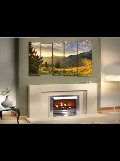 Модульная картина "Солнечные склоны"