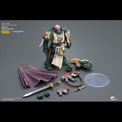 Магистр Темных Ангелов (Warhammer 40k) - КОЛЛЕКЦИОННАЯ ФИГУРКА 1/18 Dark Angels Master with Power Fist (JT7691) - JOYTOY