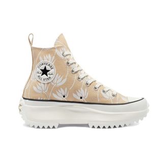 Кеды Converse Run Star Hike бежевые с черным