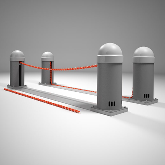 Желоб накладной для цепи 2м (DOORHAN) для цепных барьеров Chain-barrier.