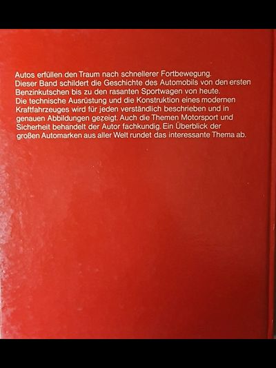 Autos Juniorwissens Halwart Schrader Book