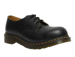 Полуботинки Dr.Martens 1461 с желтой строчкой черные