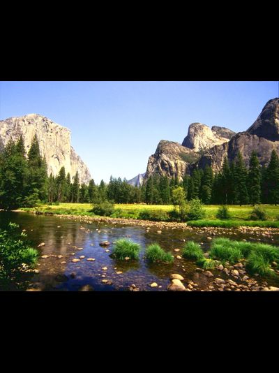 Купить греющую картину с фото горный ручей