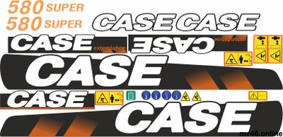 экскаватор-погрузчик CASE580 (комплект)