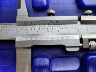 Штангенциркуль ШЦ2-200 мм 0.02 с удлиненными губками 75 мм с калибровкой