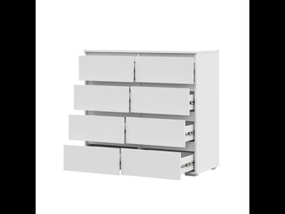 Хелен КМ 04 Комод 8 ящиков 1000х958х465 белый