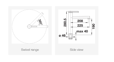 Смеситель Blanco Linee 517596