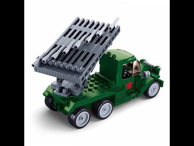 Слубан военный конструктор автомобиль Катюша