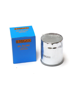 Фильтр масляный (хромированный) EMGO 10-82462 для Harley Davidson VRSCA V-Rod 02-09, VRSCB V-Rod 04-05, VRSCD Night Rod 06-17, VRSCF V-Rod Muscle 09-17, VRSCR Street Rod 06-07, VRSCSE Screamin' Eagle V-Rod 05, VRSCX (EFI) 07 63793-01K
