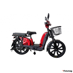 Электромопед GreenCamel Тайфун 17 (48V 12Ah 350W) быстросъем Красный