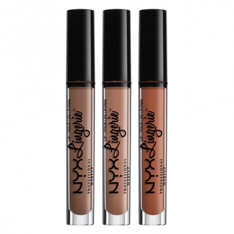 Набор жидких матовых помад NYX Lip Lingerie SET01
