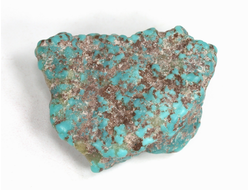 Бирюза, необработанный, дикий образец, США, Аризона (32*24*11 мм, 11 г) №37596