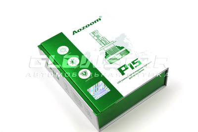 Aozoom P15 H8-H11 с вентилятором, 12V 85W 10000Lm (комплект, 2шт)
