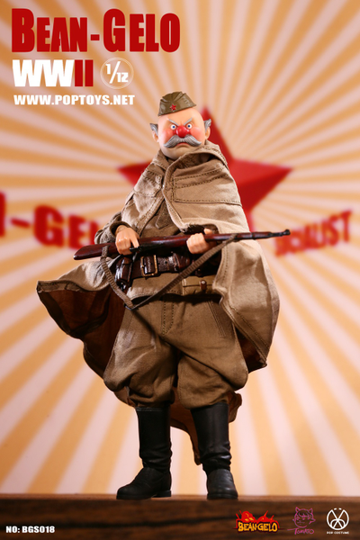 Красноармеец-крестьянин Виктор - Коллекционная ФИГУРКА 1/12 Bean Gelo Series The peasant class soldier Victor (BGS018) - POPTOYS