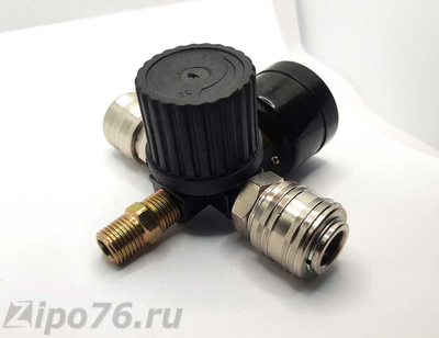 Редуктор для компрессора манометр два быстросъема
