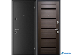 Дверь входная металлическая СОЮЗ 2К Стандарт Скин Серебро Венге купить в Челябинске | КВИРТЕК