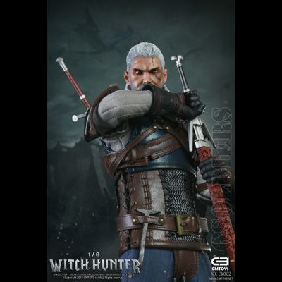 Ведьмак (Геральт из Ривии) коллекционная фигурка 1/6 WITCHE HUNTER The Witcher Geralt of Rivia (CM002) - CMTOYS