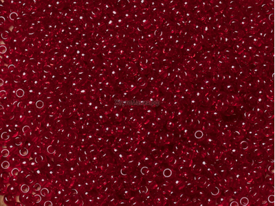 БИСЕР PRECIOSA 10/0 90090 ПРОЗРАЧНЫЙ ГЛЯНЦЕВЫЙ РУБИНОВЫЙ (5г)