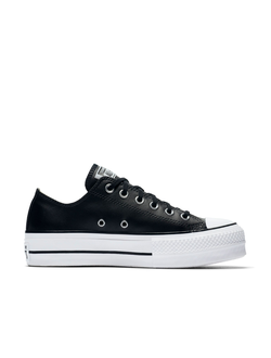 Кеды Converse Lift Leather кожаные черные низкие 561681c фото 1
