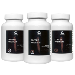 Пробный набор Coffee Premium кератин, 250/250/250 мл.