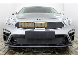 Защита радиатора KIA Cerato 2018- black низ
