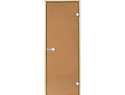 HARVIA Двери стеклянные 8/19 коробка сосна, бронза D81901M купить в Севастополе