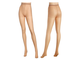 Капроновые колготки 20 ден цвет светло-бежевый (7 пар)
