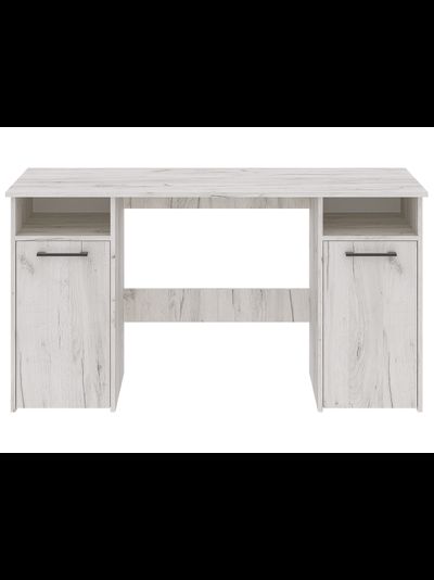 Фронда-9 стол письменный с 2 тумбами Крафт светлый