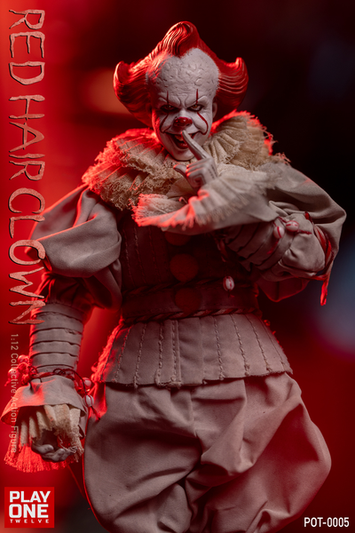 ПРЕДЗАКАЗ - Пеннивайз (Билл Скарсгард, "Оно")  - Коллекционная фигурка 1/12 SCALE Red Hair Clown (POT-0005) - Play One twelve ?ЦЕНА: 12400 РУБ.?