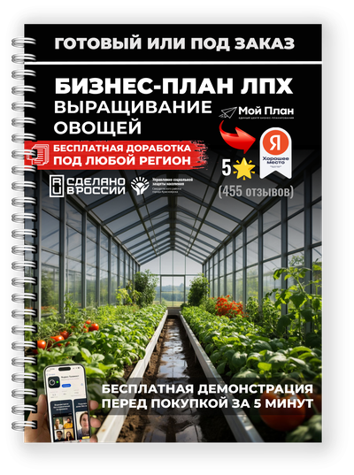 Бизнес-план для ЛПХ под соцконтракт: выращивание овощей