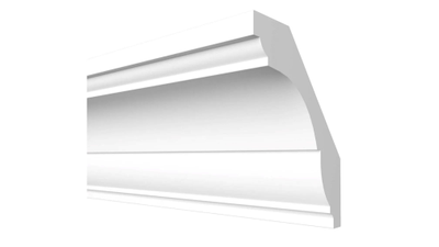 Потолочный плинтус DECOR-DIZAYN DD17, из дюрополимера, под покраску, ударопрочный, 2 метра.