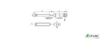 Магниточувствительный датчик MS FE8CA6-21-S401