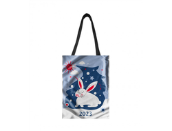 Сумка-шоппер  вертикальная год Кролика №27