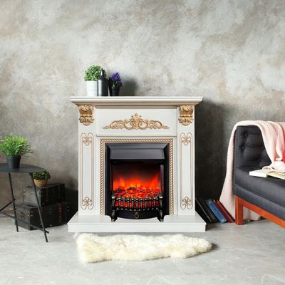 Электрокамин Византия Люкс WTG с очагом Fobos