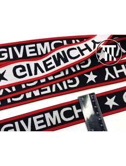 Резинка "GIVEMCHY", цв. Черный