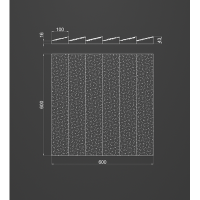Гипсовая панель WALLFROST артикул M-0098