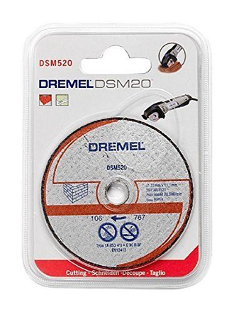 DREMEL DSM 520 ОТРЕЗНОЙ АРМИРОВАННЫЙ ДИСК ® DSM20 ДЛЯ КАМНЯ ( 1 шт.)