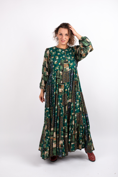 Лоскутное платье "Вечерний звон"