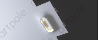 Гипсовый светильник SGS18