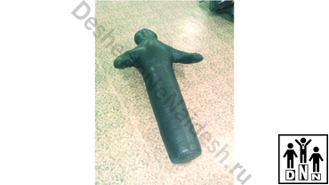 борцовский чучело натуральная кожа одноногий