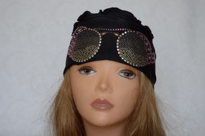 Спортивная полоска на голову с украшениями Vizio Италия 4269 F черная фото