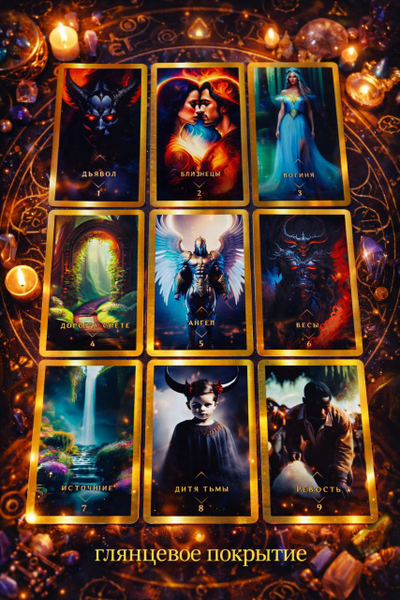 Оракул Мага, авторская колода Маржены Горбовой с глянцевым покрытием.