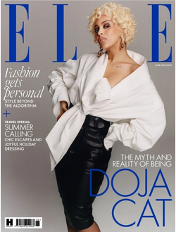 Elle UK Magazine June 2026 Doja Cat Cover, Женские иностранные журналы, Intpressshop