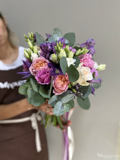 Букет невесты & Бутоньерка № 1364