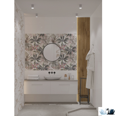 Плитка Creto Shine flower 30х90 см настенная